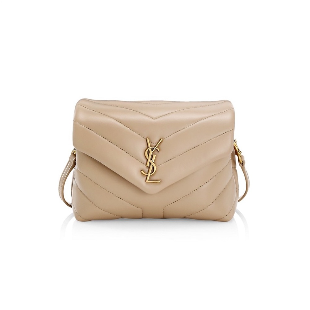 YSL MINI LOULOU Matelassé Leather Crossbody Bag